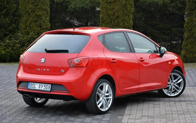 Seat Ibiza cena 26900 przebieg: 234100, rok produkcji 2012 z Borne Sulinowo małe 596